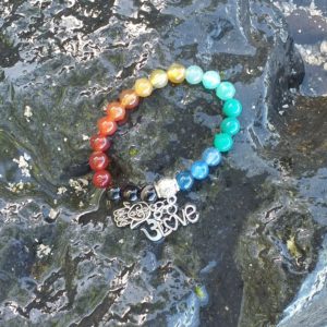 Bracelet en Agate multicolore
